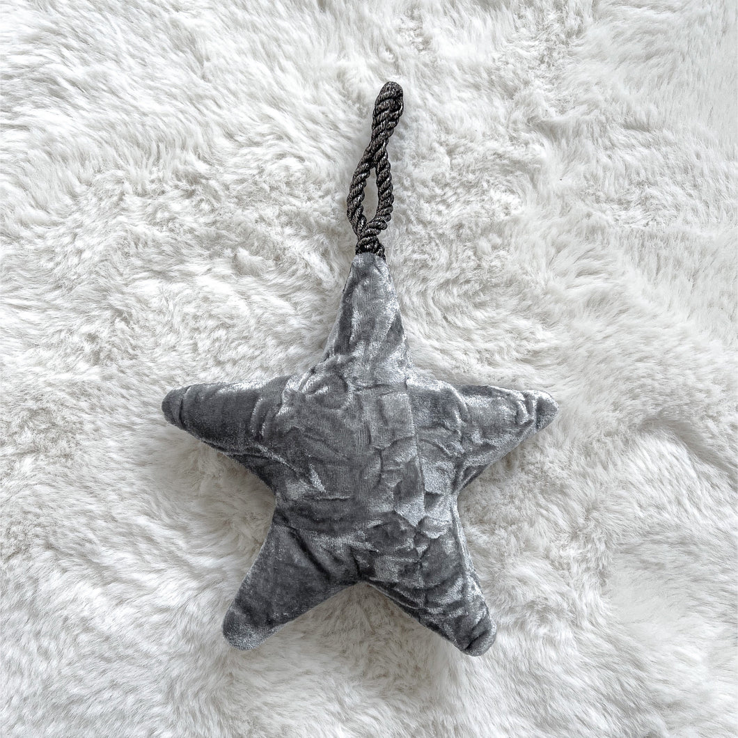 Plush Velvet Hanging Star